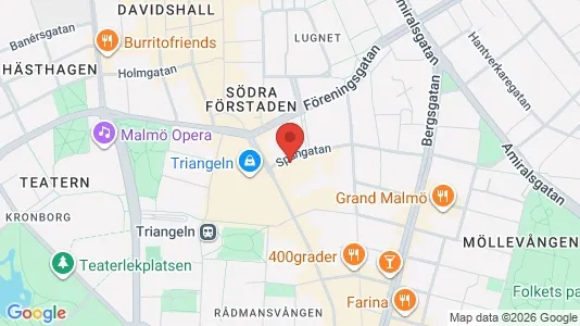 Kontorslokaler att hyra i Malmö Centrum - Bild från Google Street View