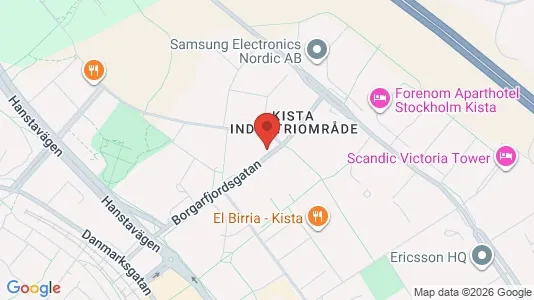 Kontorslokaler att hyra i Västerort - kort over placeringen