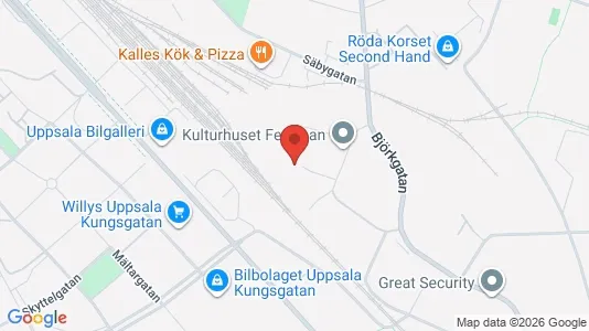 Affärslokaler att hyra i Uppsala - Bild från Google Street View