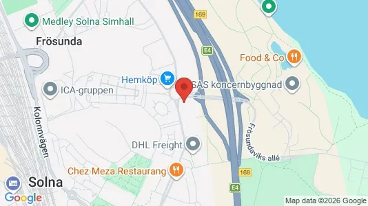 Affärslokaler att hyra i Solna - Bild från Google Street View