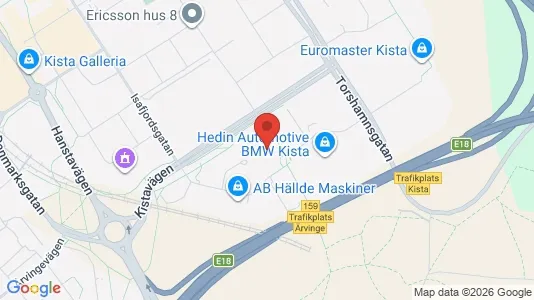 Kontorslokaler att hyra i Västerort - kort over placeringen