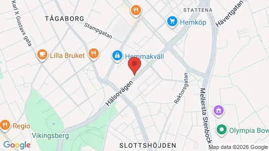 Affärslokaler att hyra i Helsingborg - Bild från Google Street View