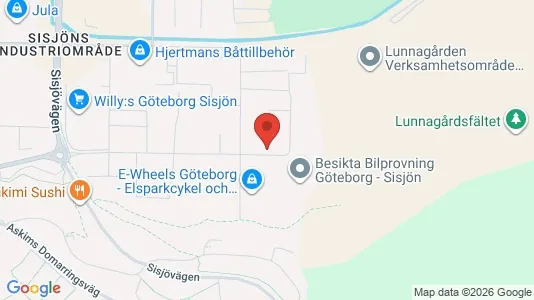 Lagerlokaler att hyra i Askim-Frölunda-Högsbo - kort over placeringen
