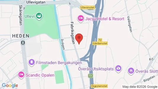 Kontorslokaler att hyra i Örgryte-Härlanda - kort over placeringen