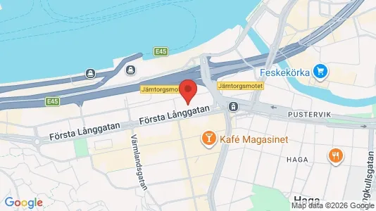 Kontorslokaler att hyra i Göteborg Centrum - kort over placeringen