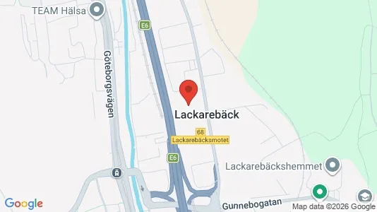 Kontorslokaler att hyra i Mölndal - kort over placeringen