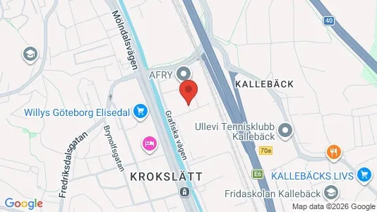 Kontorslokaler att hyra i Johanneberg - kort over placeringen