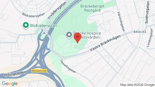 Kontorslokaler att hyra i Västra hisingen - kort over placeringen