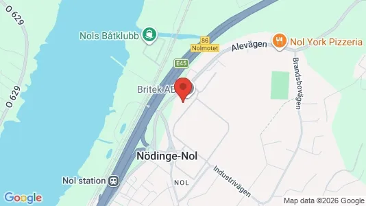 Lagerlokaler att hyra i Ale - kort over placeringen