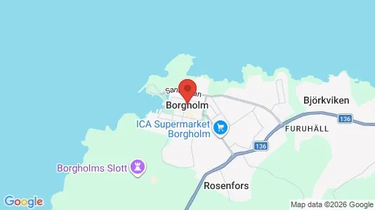 Affärslokaler att hyra i Borgholm - Bild från Google Street View