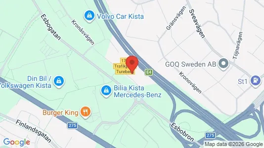 Kontorslokaler att hyra i Västerort - kort over placeringen