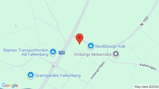 Affärslokaler att hyra i Falkenberg - Bild från Google Street View