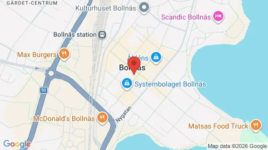 Coworking spaces att hyra i Bollnäs - kort over placeringen