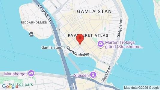 Kontorslokaler att hyra i Stockholm Innerstad - kort over placeringen