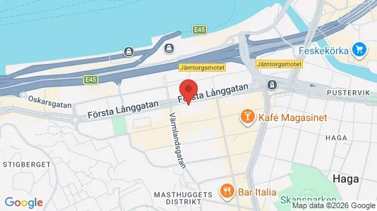 Affärslokaler att hyra i Göteborg Centrum - kort over placeringen
