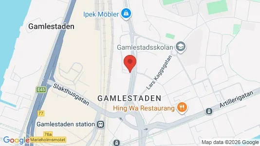 Kontorslokaler att hyra i Göteborg Östra - kort over placeringen