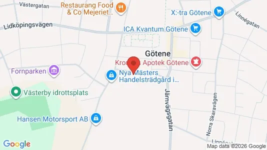 Affärslokaler att hyra i Götene - Bild från Google Street View