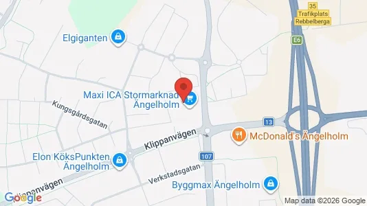 Kontorslokaler att hyra i Ängelholm - Bild från Google Street View