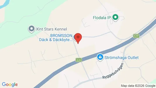 Kontorslokaler att hyra i Lerum - kort over placeringen