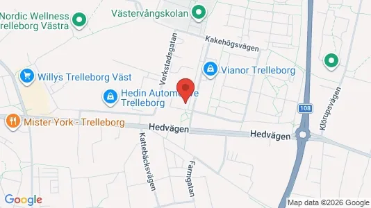 Lagerlokaler att hyra i Trelleborg - Bild från Google Street View