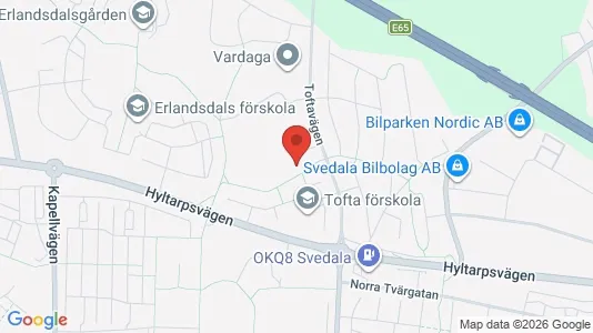 Kontorslokaler att hyra i Svedala - Bild från Google Street View