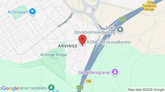 Kontorslokaler att hyra i Västerort - kort over placeringen