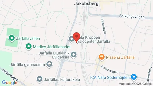 Affärslokaler att hyra i Järfälla - Bild från Google Street View