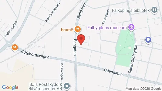 Affärslokaler att hyra i Falköping - Bild från Google Street View