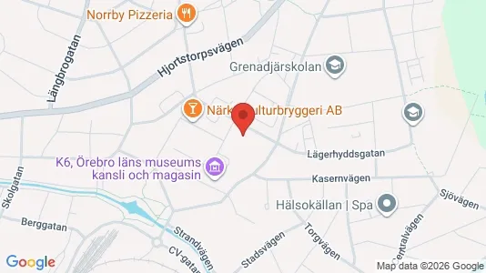 Affärslokaler att hyra i Örebro - Bild från Google Street View