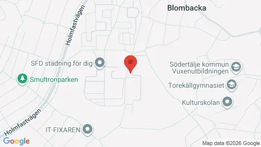 Kontorslokaler att hyra i Södertälje - kort over placeringen