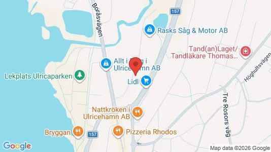 Affärslokaler att hyra i Ulricehamn - Bild från Google Street View
