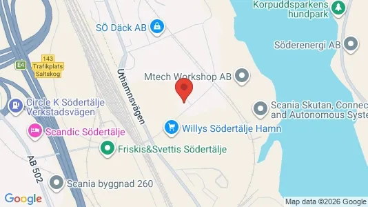 Affärslokaler att hyra i Södertälje - Bild från Google Street View