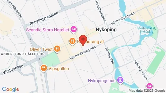 Kontorslokaler att hyra i Nyköping - Bild från Google Street View