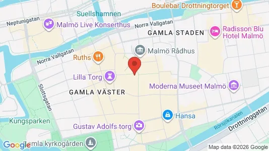 Kontorslokaler att hyra i Malmö Centrum - Bild från Google Street View