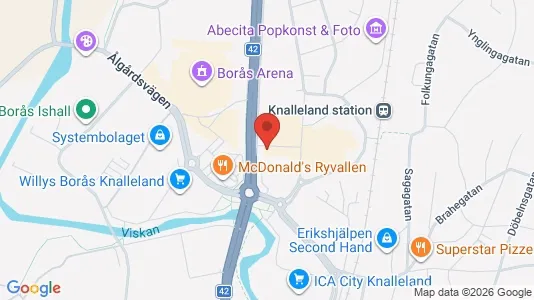 Kontorslokaler att hyra i Borås - Bild från Google Street View
