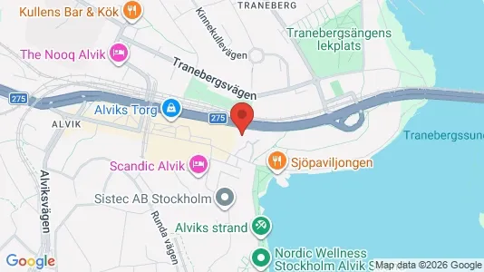 Kontorslokaler att hyra i Västerort - kort over placeringen