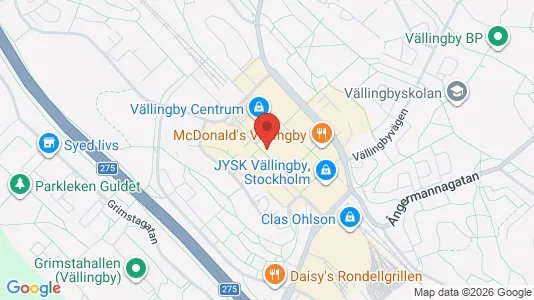 Kontorslokaler att hyra i Västerort - kort over placeringen