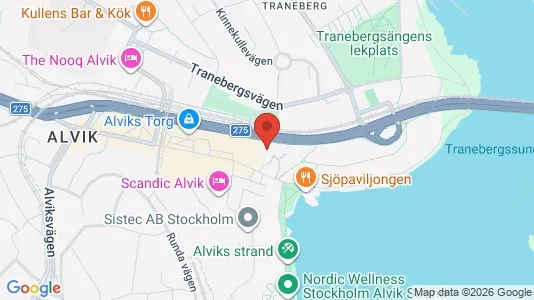 Kontorslokaler att hyra i Västerort - kort over placeringen