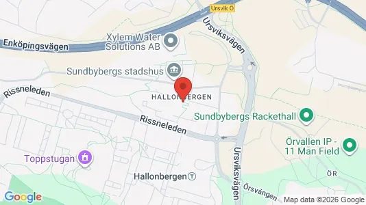 Kontorslokaler att hyra i Sundbyberg - kort over placeringen
