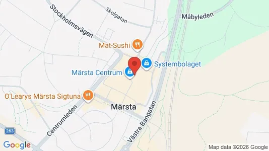 Kontorslokaler att hyra i Sigtuna - kort over placeringen