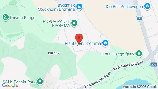 Affärslokaler att hyra i Västerort - kort over placeringen