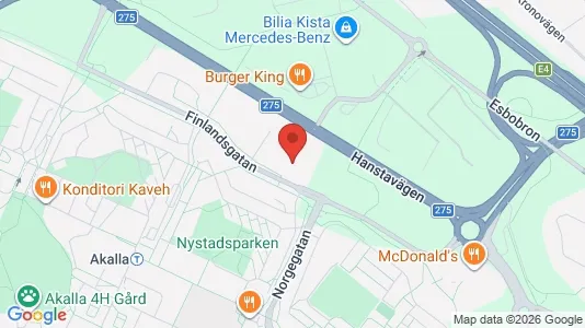 Kontorslokaler att hyra i Västerort - kort over placeringen