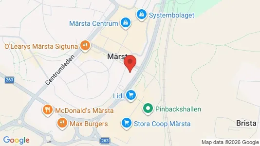 Kontorslokaler att hyra i Sigtuna - kort over placeringen