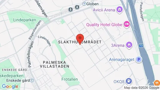 Kontorslokaler att hyra i Söderort - kort over placeringen