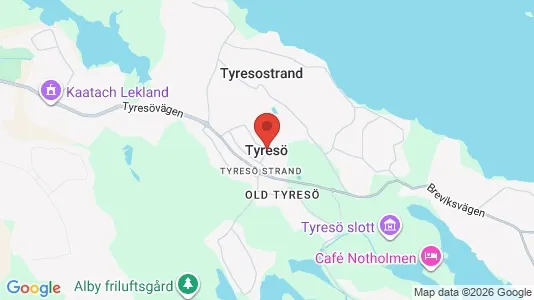 Kontorslokaler att hyra i Tyresö - kort over placeringen