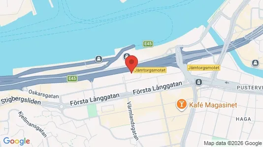 Kontorslokaler att hyra i Göteborg Centrum - kort over placeringen