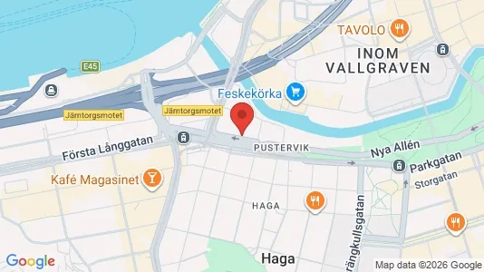 Affärslokaler att hyra i Göteborg Centrum - kort over placeringen