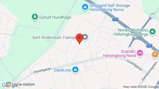 Affärslokaler att hyra i Helsingborg - Bild från Google Street View