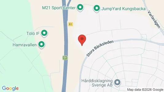 Kontorslokaler att hyra i Kungsbacka - Bild från Google Street View