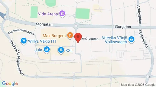 Kontorslokaler att hyra i Växjö - Bild från Google Street View